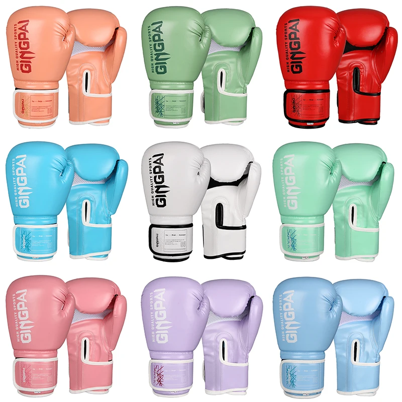 2025 Boxing Gloves for Men Women Sparring Gloves PU Muay Thai MMA Profession Kickboxing Adults Sandbag Training Gloves Equipment