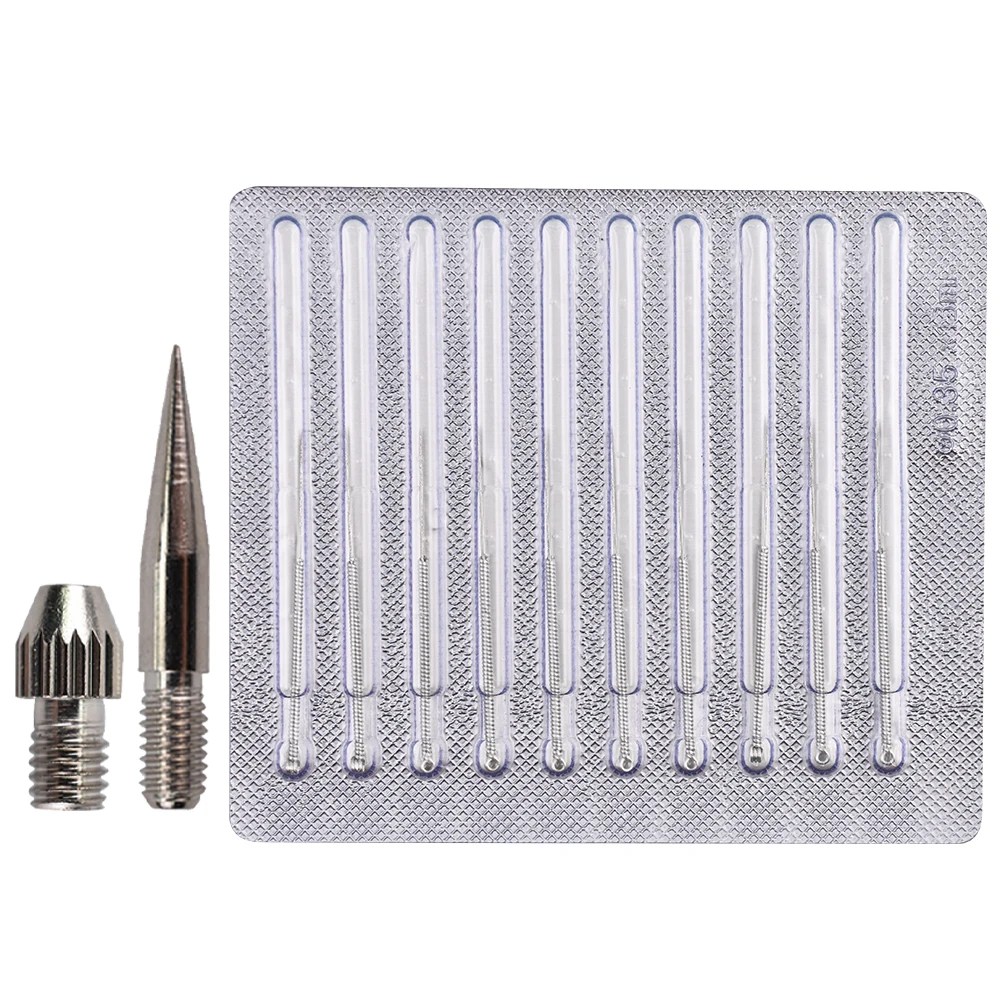 12Pcs Plasma Pen Replacement Needle Set Beauty Accessory For Facial Skin Care Dark Spot Freckle Treatment Beauty Device Supplies