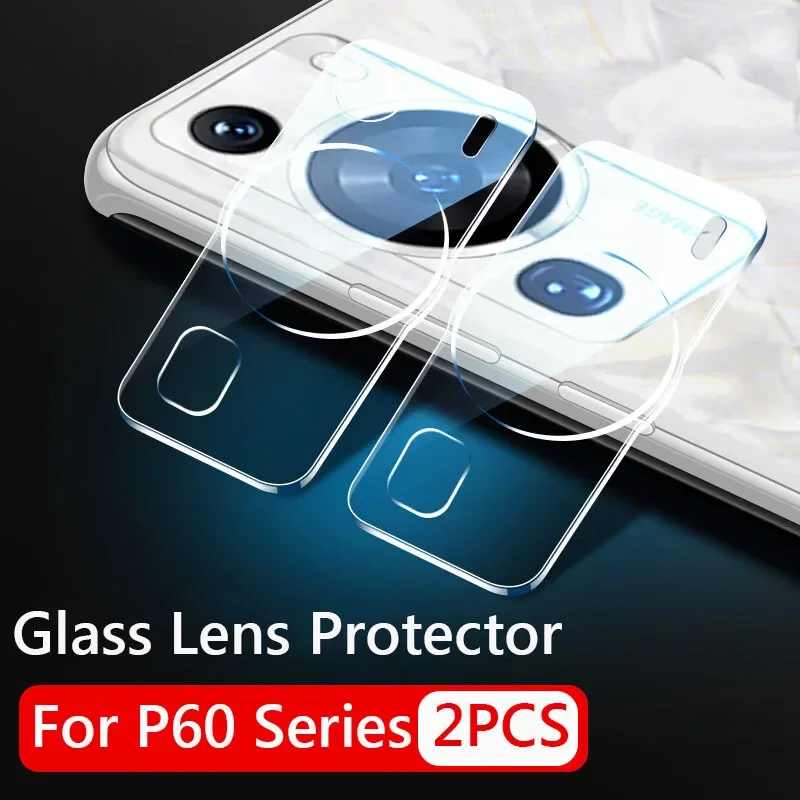 2 Pieces Camera Lens Tempered Glass Protector Film For Huawei P60 Pro P60Pro 5G Lens Film