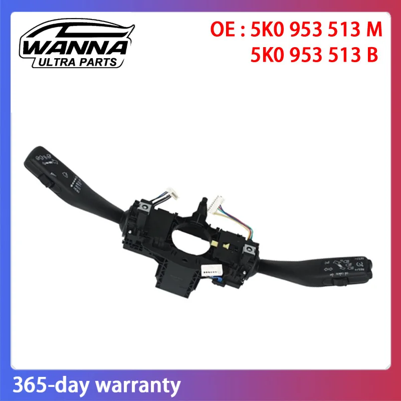 

OE 5K0953513M 5K0953513B 1K5953513K Steering Column Switch Cruise Control for VW Touran Golf 6 MK6 Plus GTI Jetta Superb Golf
