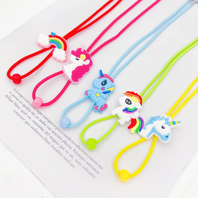 Cartoon Nylon Elastic Glasses Chain For Child Eyewear Cord Kids Glasses Neck Strap Eyeglass Holder Band Strap pony