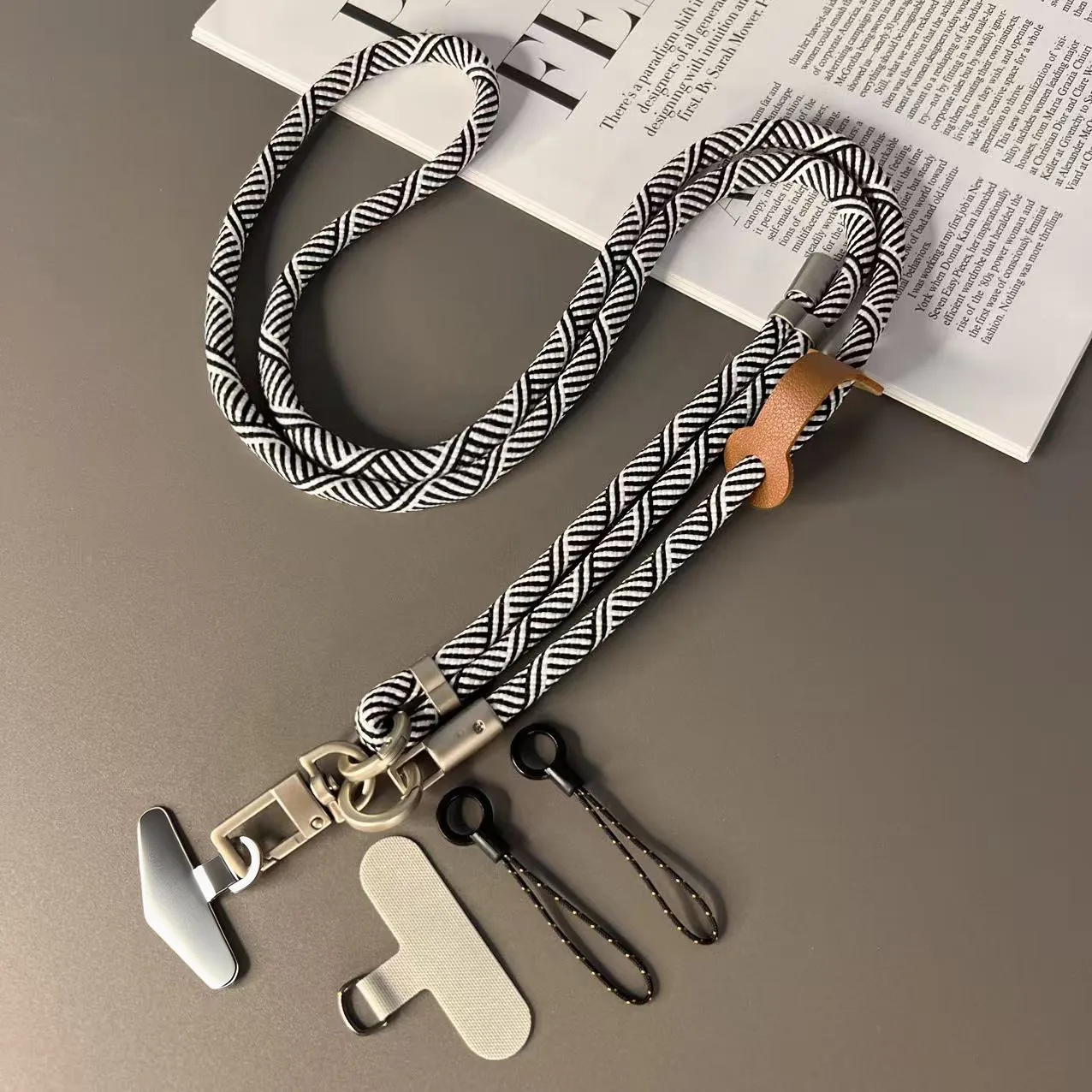 Adjustable High-End Crossbody Phone Lanyard