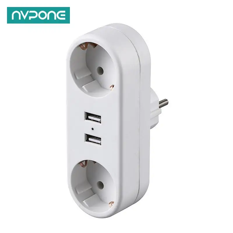 1pc European Type Conversion Plug 4000W 16A EU Standard Power Adapter Socket EU standard Extensions Germany Standard Adapter