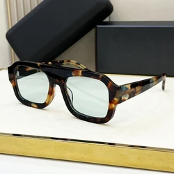 KAIA Thick Acetate Square Sunglasses Women Luxury Brand Designer Retro Vintage Outdoor Eyewear Shades For Sun For Travel