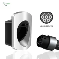 Soporte para Cargador de Vehículos Eléctricos Tipo 2 FITMPH, Elegante Organizador de Cables de Carga IEC62196-2, Soporte de Pared para Cargador de Vehículos Eléctricos Tipo 2
