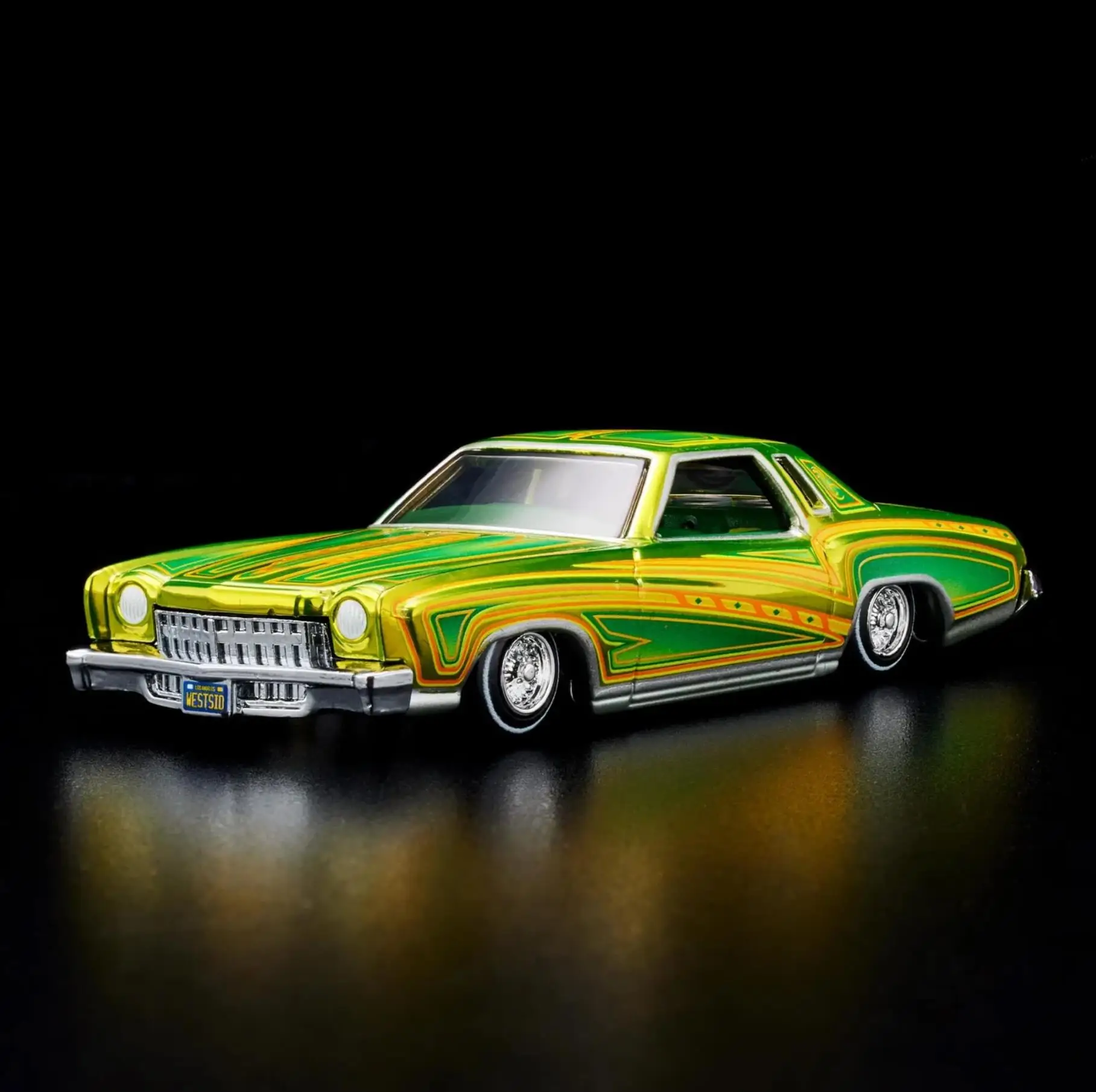 Hot Wheels Cars 1/64 RLC 1975 Chevrolet Monte Carlo Lowrider Metal Die-cast Model Collection Toy Vehicles