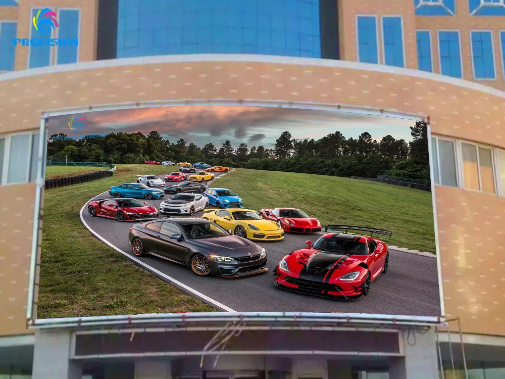 شاشة عرض لوحة LED خارجية عالية الدقة P3 P4 P5 P6 P8 P10 للإعلان