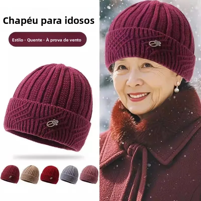 thickened-fleece-winter-knitted-hat-for-women-elderly-warm-cozy-mom-grandma-new-2025-travel-insulated-thermal-bag