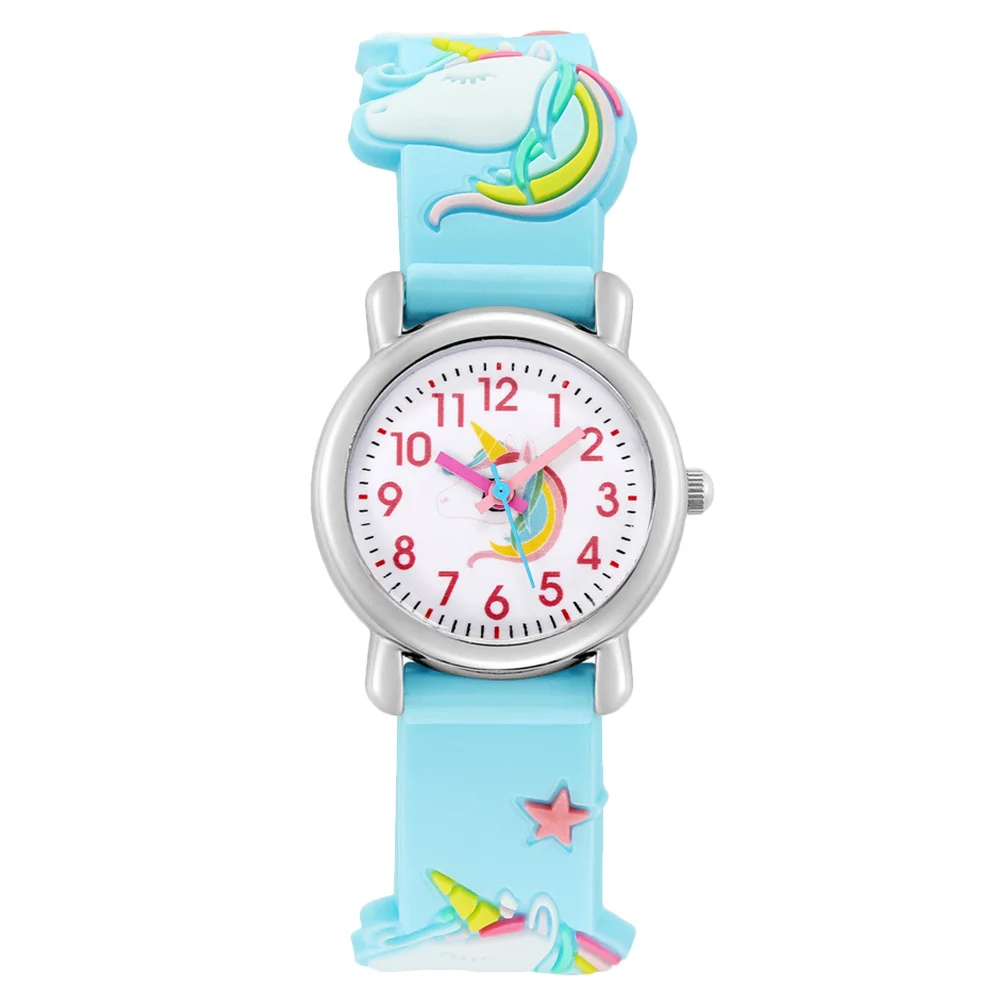 ساعة يونيكورن كارتونية متينة وحركة دقيقة وسطح أملس وسهلة ضبط ساعة معصم مثالية لعيد الميلاد وعيد الميلاد #6