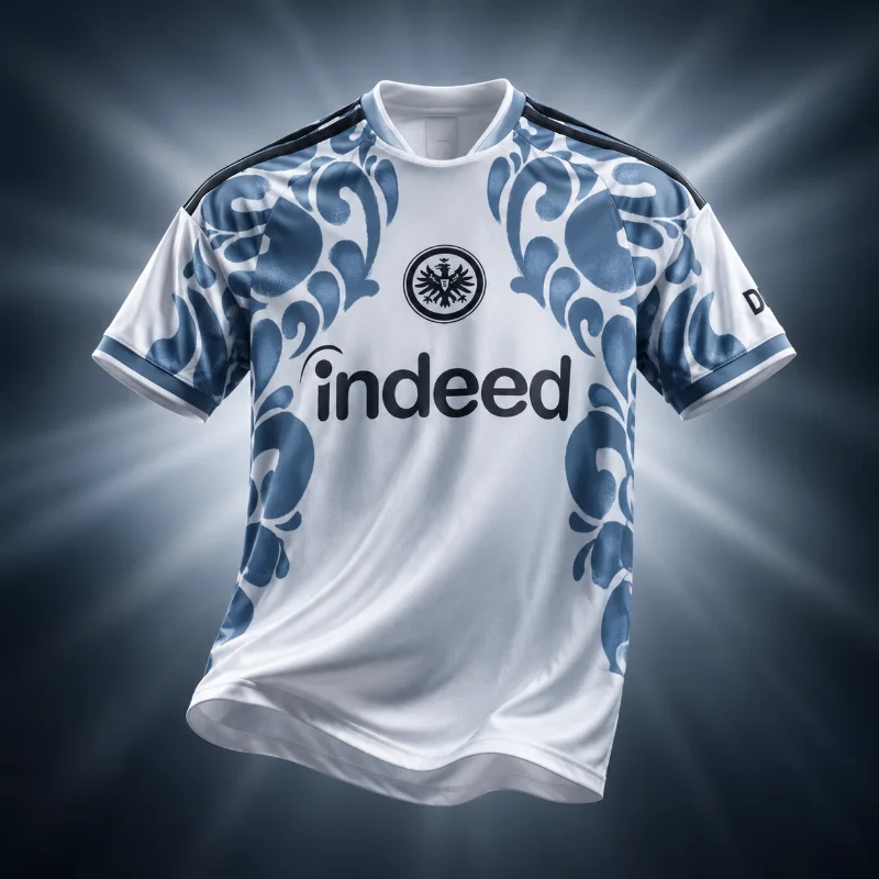 26-27 Saison Frankfurt Fan-Trikot 3D-gedrucktes T-Shirt für das Training, atmungsaktiv und schnelltrocknend, geeignet für Eltern-Kind-Bekleidung
