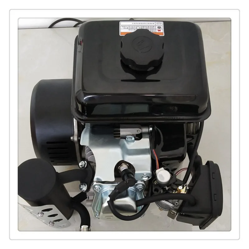 6 kW high power and low noise pure copper 27-pole 223 gasoline generator range extender square base vibration is small.