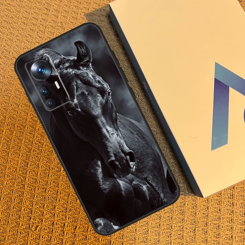 Animal Steed Horse Case For POCO F5 X5 X4 X3 Pro F3 F4 GT M5s Pro Cover For Xiaomi 13 Pro 12T 11T 11 12 Lite