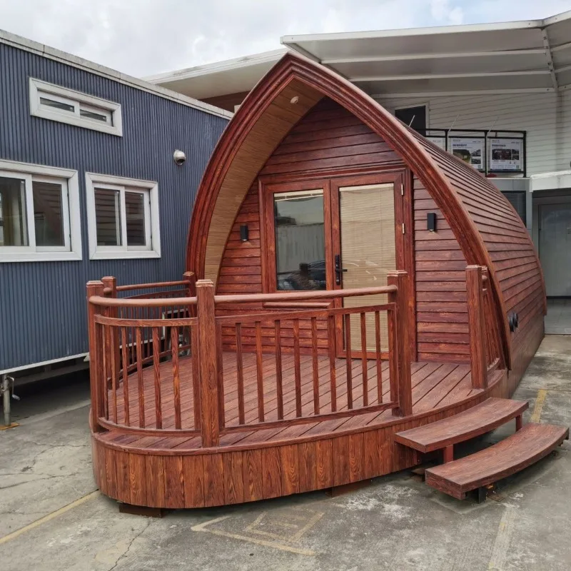 Self-built houses, steel structure prefabricated houses, scenic area resort rooms, shaped irregular houses,