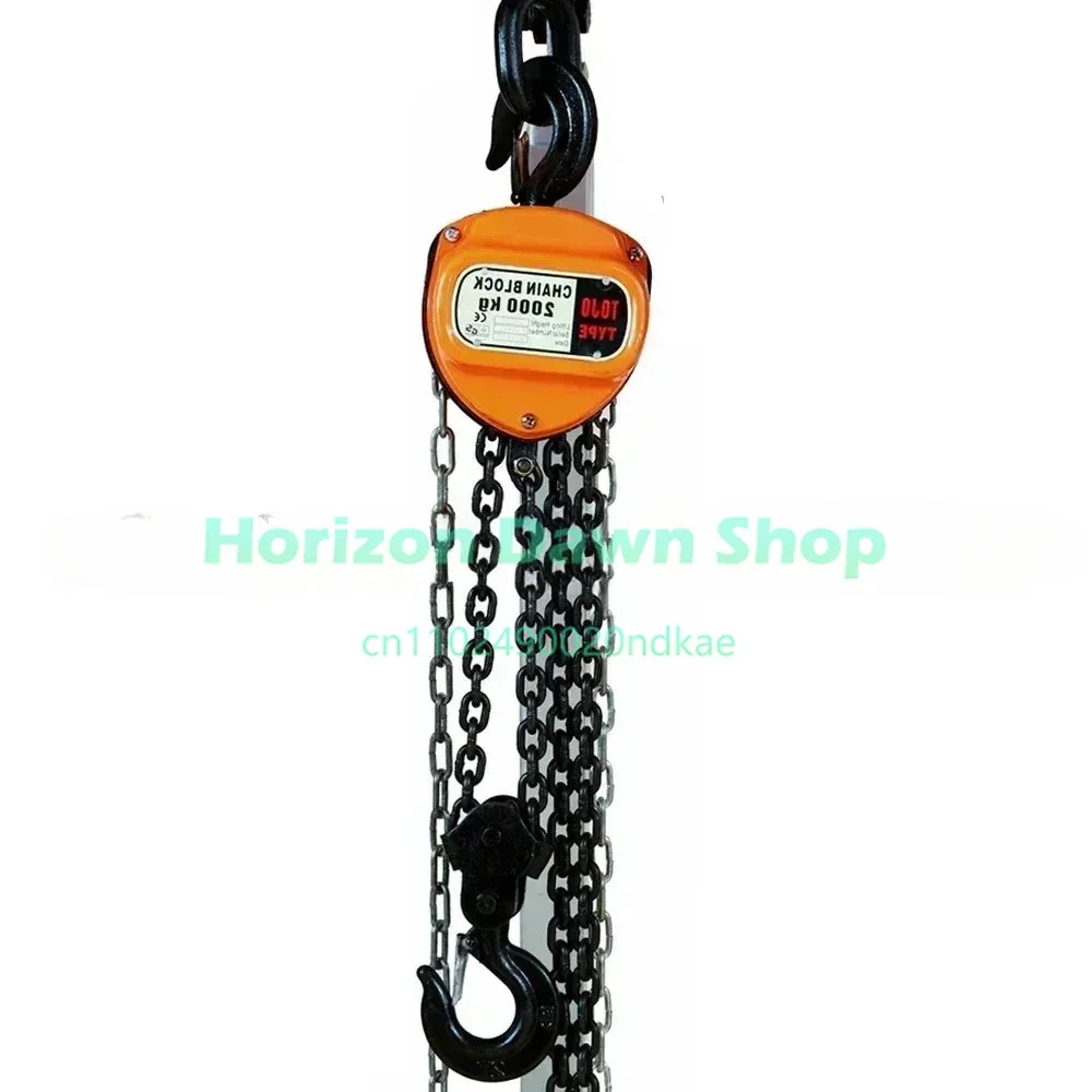 Triangular Chain Hoist 1 Ton Manual Inverted chain small crane lifting 3/6Meter Lift Portable Manual Lever Block Lifting