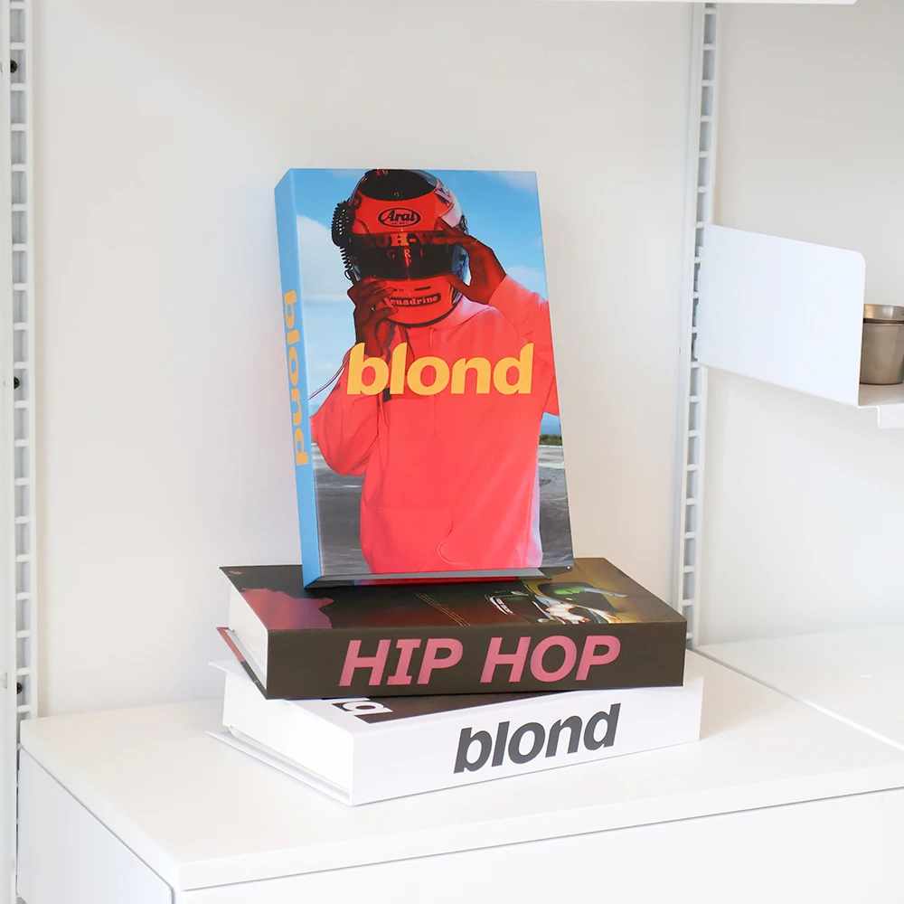 Blond Book Decorations for Home Aesthetic Decoration Luxury Decoration Fake Books Populari Hotel Night Stands Coffee Table Books