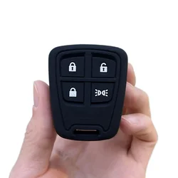 Silicone Car Key Case Holder Shell for Scania Truck 4 Buttons Rubber Auto Remote Cover Protector Keychain Accessories