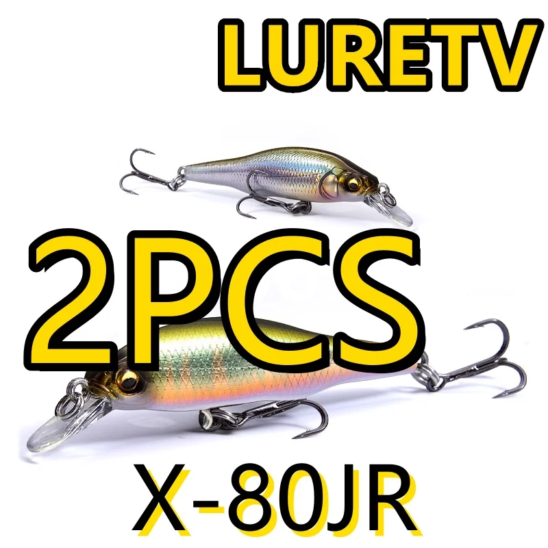 8007 8 سنتيمتر 11 جرام 2 قطعة Luretv المياه العائمة مينو X-80JR طويل رمي الطريق الطعم وهمية مركز الجاذبية التحولات أعلى الفم البحر باس Ha #1