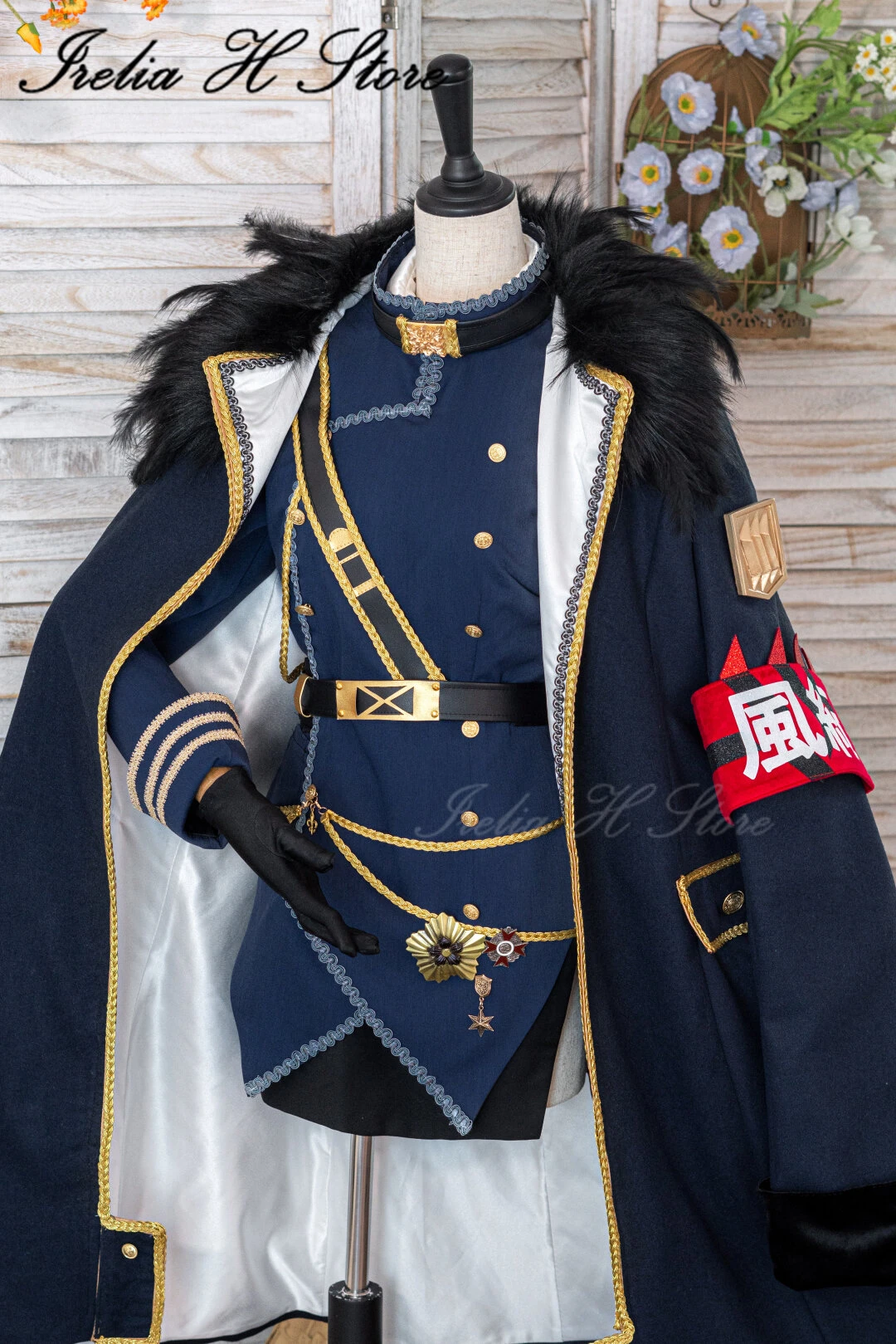 Irelia H Store Sorasaki Hina from Blue Archive Sorasaki Hina Cosplay Costume for women Uniform set trench can custom size image 2