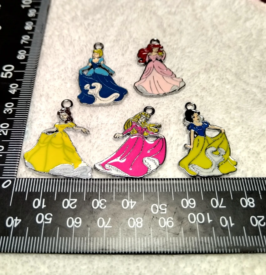 

Mix 100 pcs Cartoon Enamel Pendant Cute Necklace Charm Earring Pendant Diy Craft Supplies