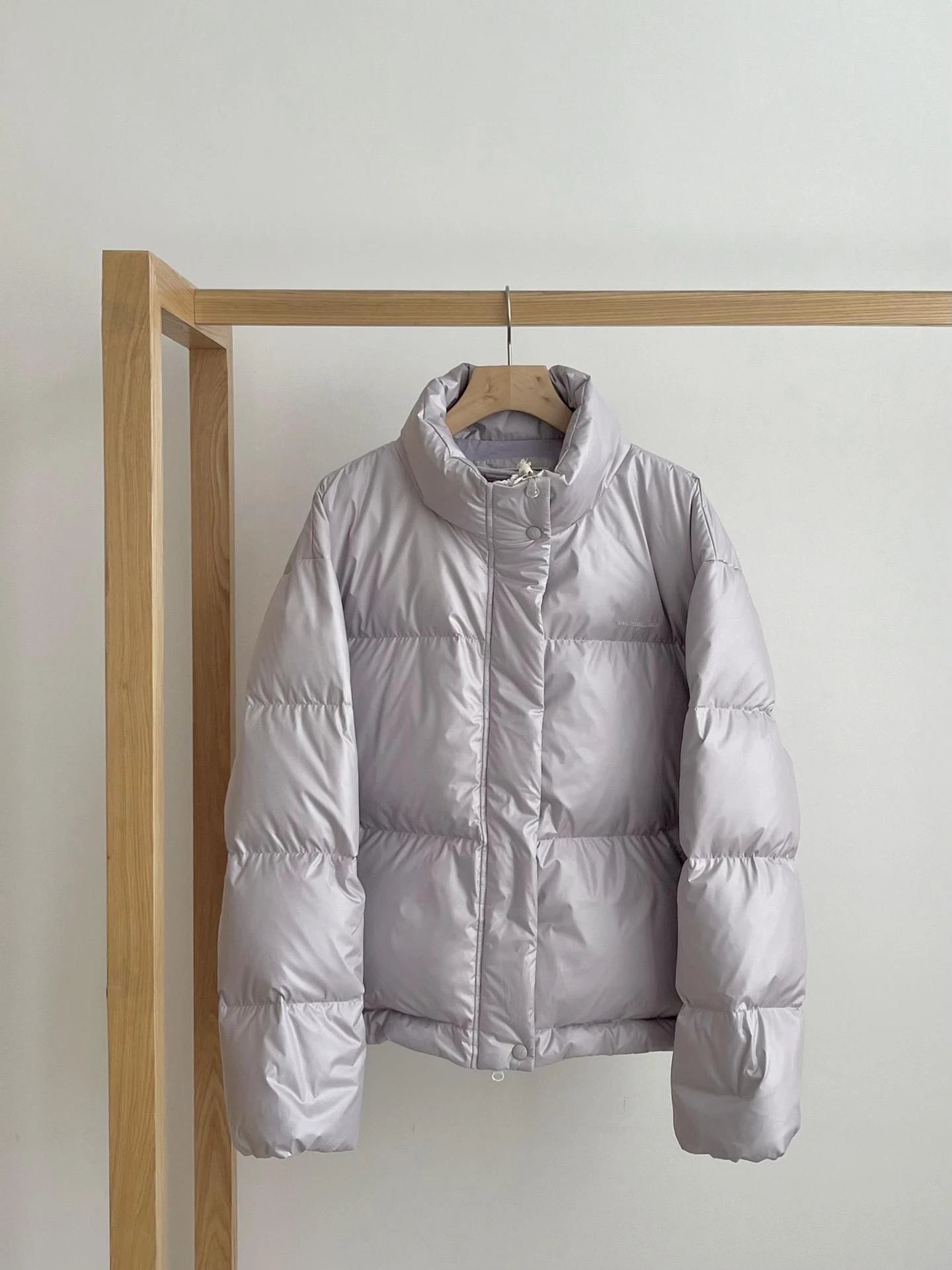 Preon Herfst Winter Warm Parel Casual Losse Opstaande Kraag Down Jaet Sweet Sle Du Down Vulling Thiened Lange Sve Rits