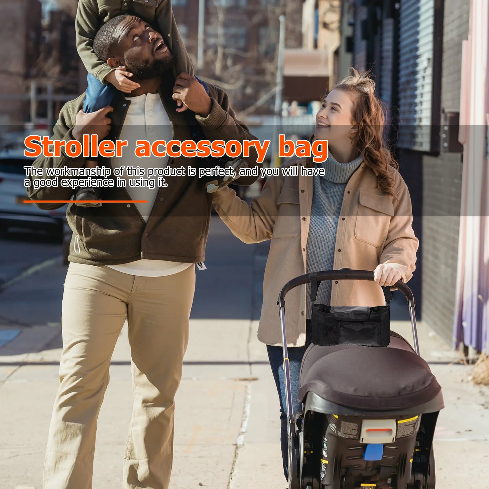 

1Pcs Stroller Bag Hanging Organizer Large Capacity Baby Storage Pouch Nursery Storage Hanging Diaper Bag for Baby Supplies