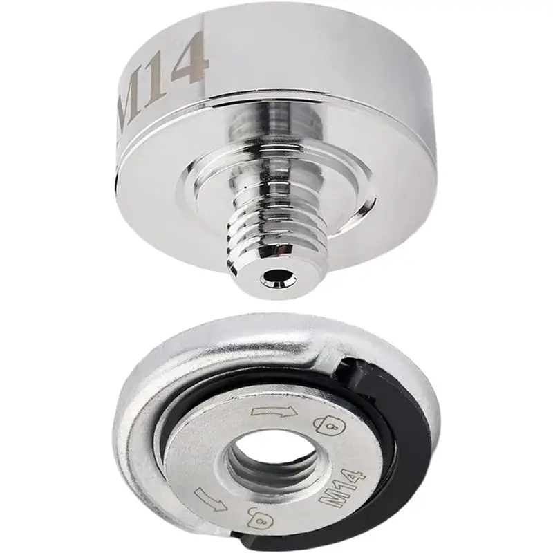 BAAG-For X Angle Grinder Compatible Universal Mandrel Conversion Kit M14 Shafts With Flange Nut Set