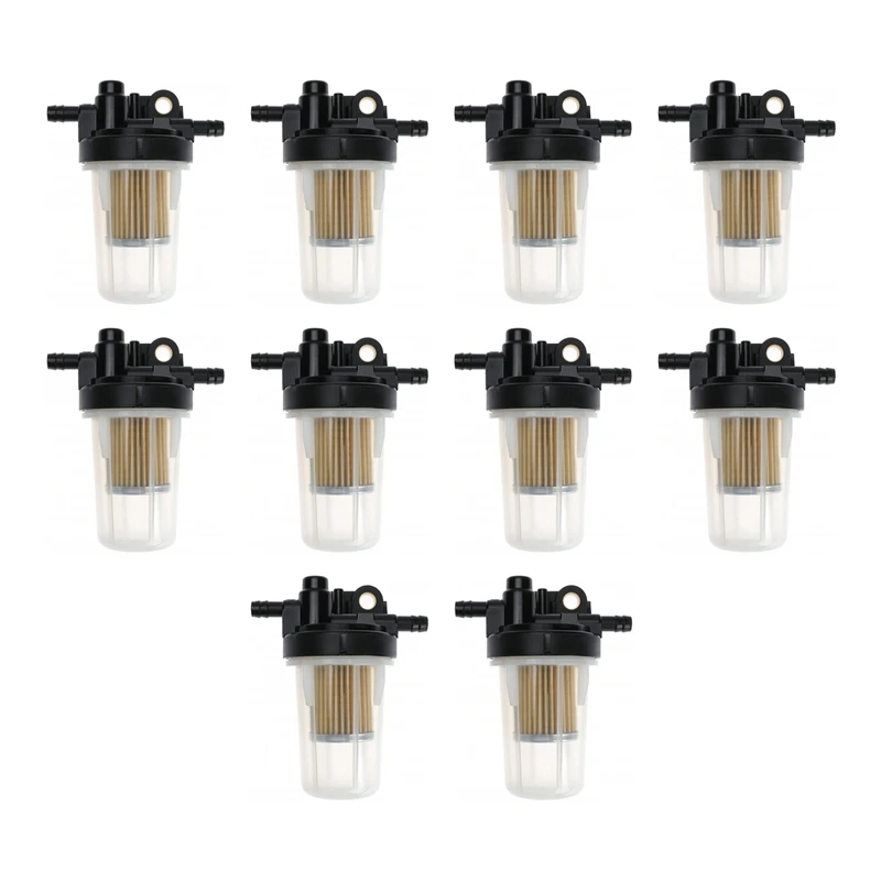 10X For Kubota Fuel Filter Assembly B2320 B2410 L2800 L3400 LX2610HSD M5640SU RTV-X1100CR RTV-X900G RTV900W