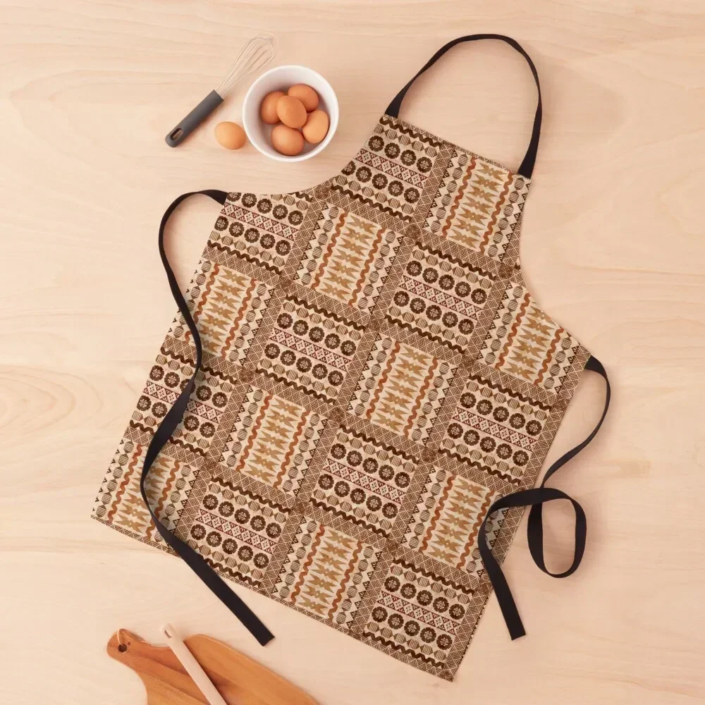 

Fiji Masi - Jolame Pattern - Neutral Apron Salon carpenter For Man Haircut Apron