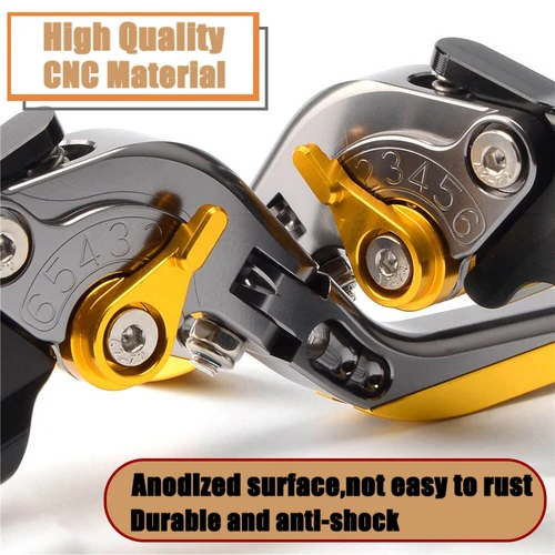 Imagen 2 del producto Palancas de embrague de freno CNC, empuñaduras de manillar extensibles ajustables para Benelli Leoncino250 500 2018-2019