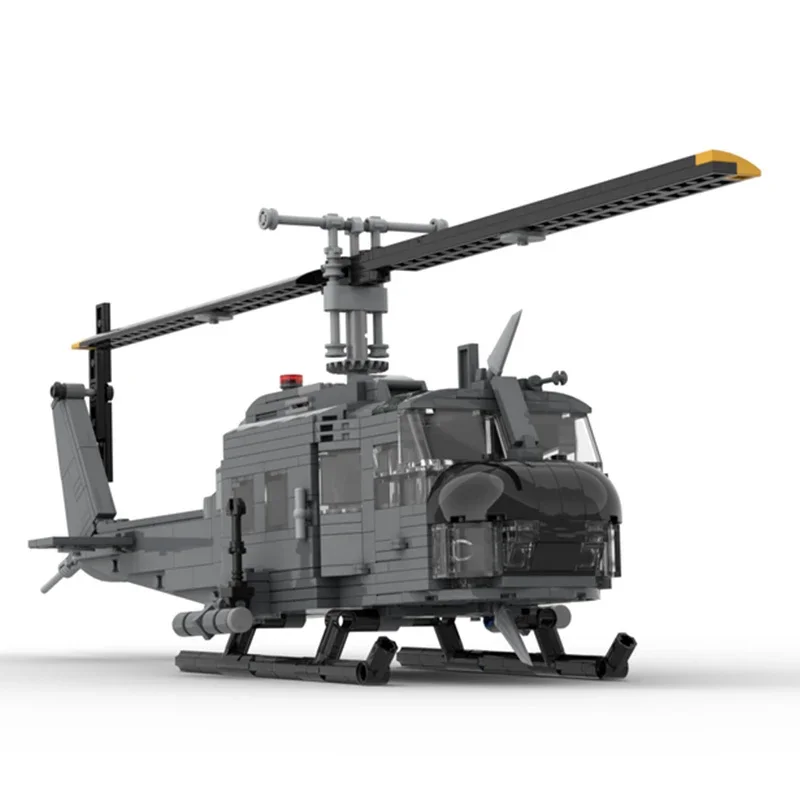 huey helicopter building bricks set medivac Attack United States army gunships Vietnam War brick set helicopter militaryChristma view 4