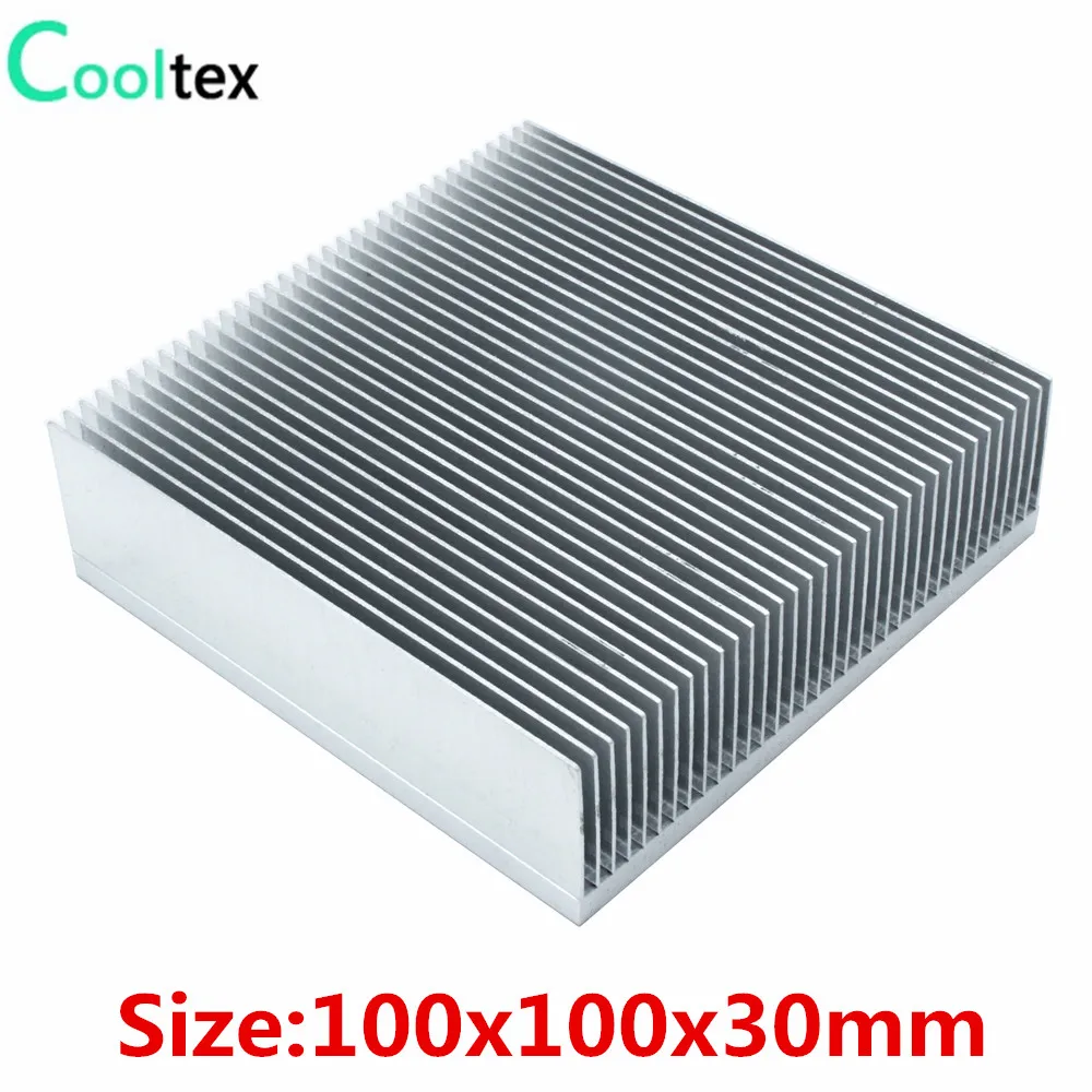 

Aluminum Heatsink 100x100x30mm Skiving Fin Heat Sink Radiator Cooler for Electronic Chip LED Cooling Heat Dissipation