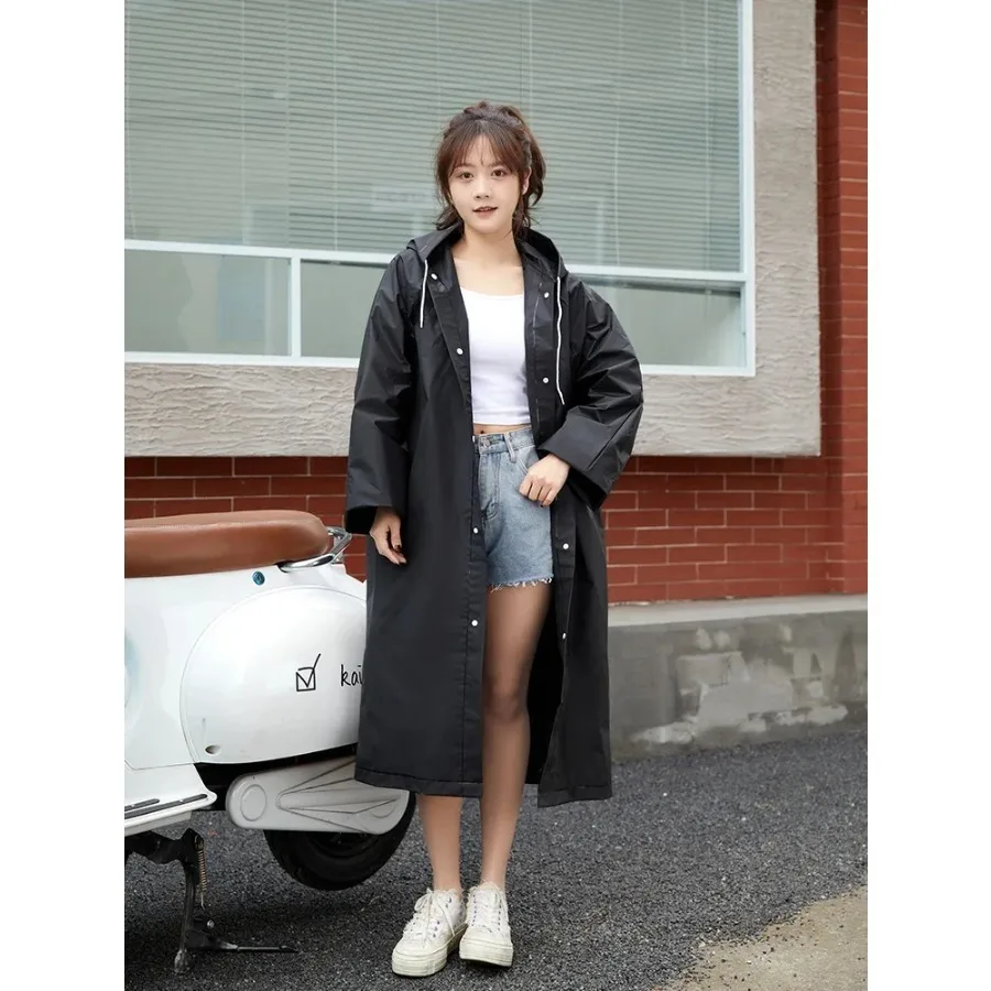 Raincoat Impermeable Thickened Waterproof Raincoat For Women Men Tourism Outdoor Hiking Rain Poncho Raincoat Hooded Rain Coat