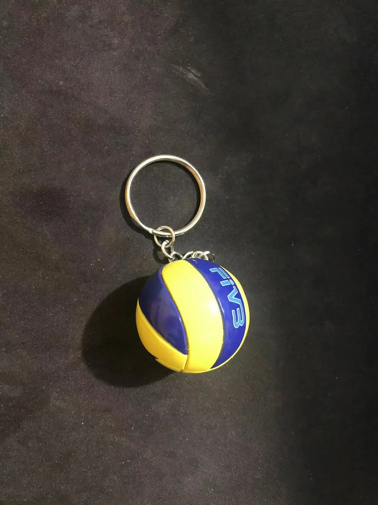 Personalizado Voleibol Pingente Keychain, Hardware PVC Pingente, Prêmio Do Concurso, Presentes De Negócios, 3.8cm