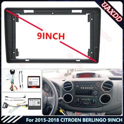 For 2015-2018 CITROEN BERLINGO 9inch CD Radio Android stereo Harness screens accessories navigation dashboard cable frame canbus