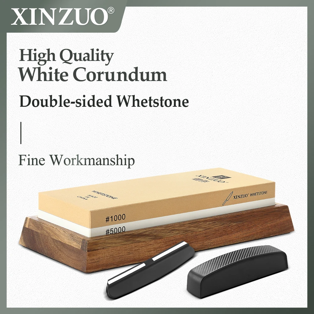 

XINZUO Professional Sharpening Stones High Quality White Corundum Ingenious Hand-polished Kitchen Accessories