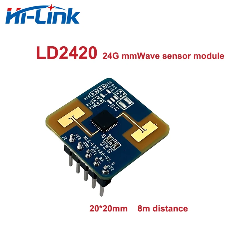 Free Ship 10pcs HLK-LD2420 Hi-Link NEW Human Micro-wave Radar Sensor Detection Module 6-8M