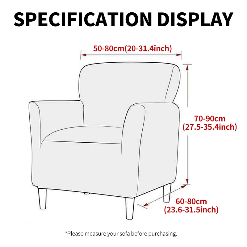 Stretch Milk Silk Jacquard Floral Pattern Tiger Chair Slipcover Elastic Anti-Deformation Armchair Cover Washable Living Room Fur