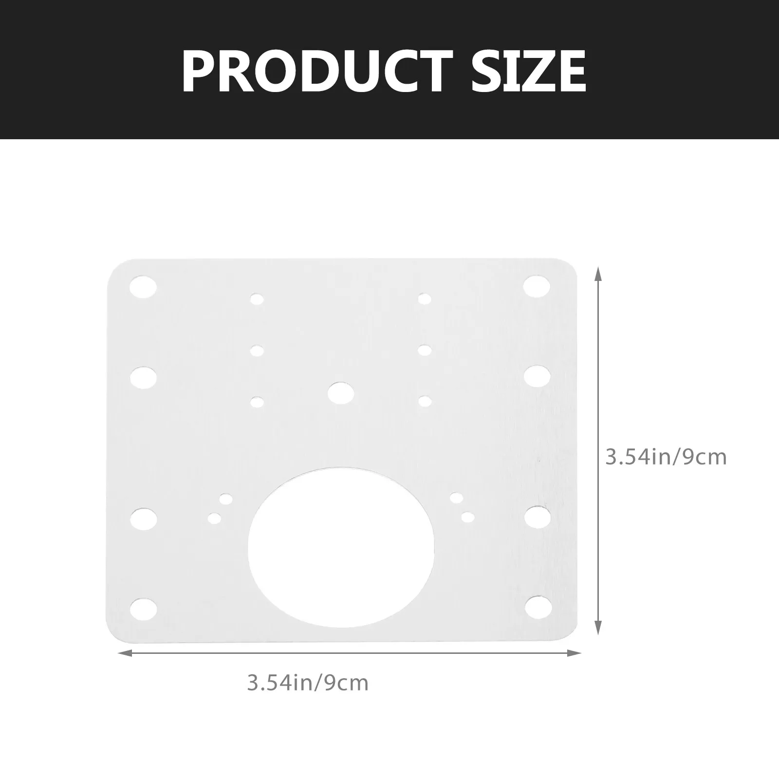 10Pcs Hinge Repair Plate Strong Load Bearing Hinge Fixing Plate for Furniture Cabinet Shelf Door Panel Reinforcement