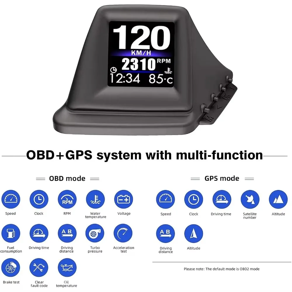 Car Head Up Display Digital Speedometer Speed Limiter All in One Car Diagnostic Computer Auto Diagnostic Tool A401 HUD