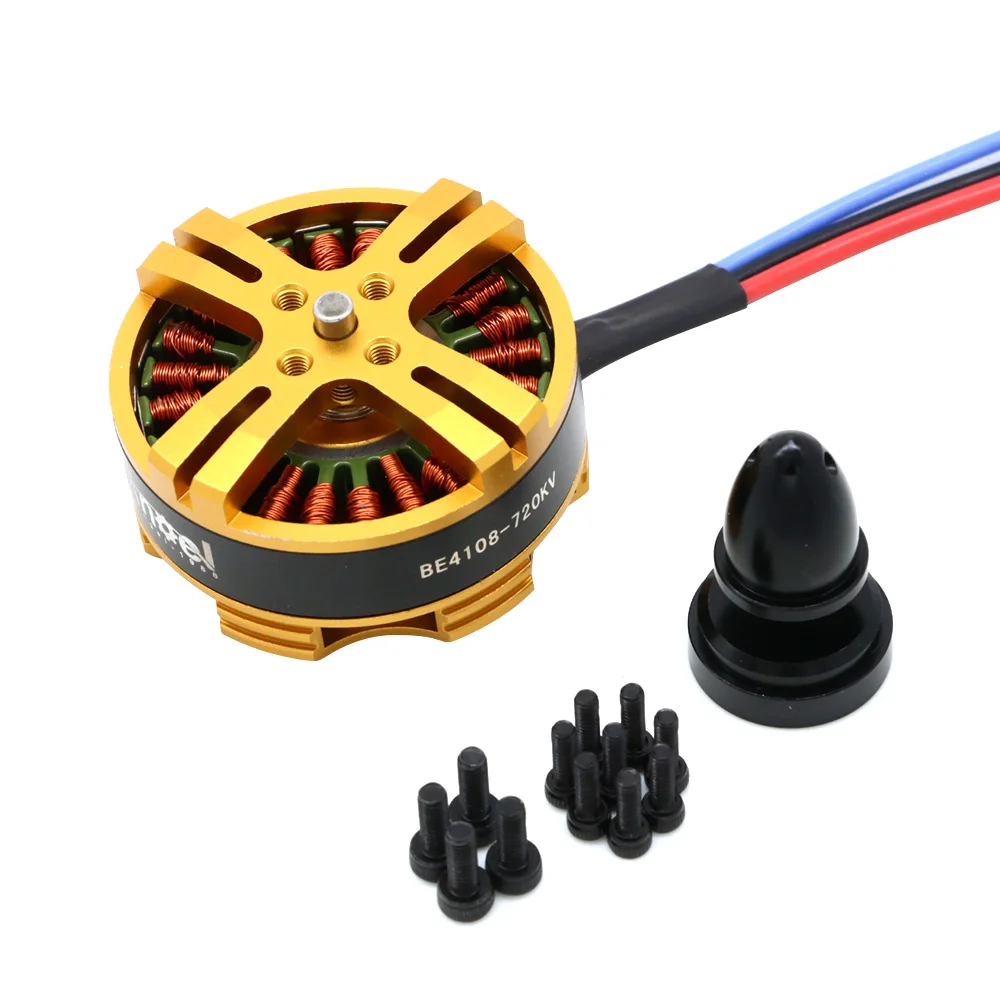 Hobe4108 380kv 580kv 720kvブラシレスモーター (rcマルチ軸用),外部回転ブラシレスモーター,高速モーター