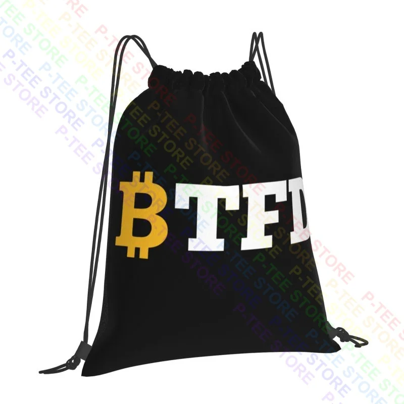 Btfd Buy The F'Ing Dip Uniswap Chainlink Eth Crypto Drawstring Bags Gym Bag Travel Bags For Travel