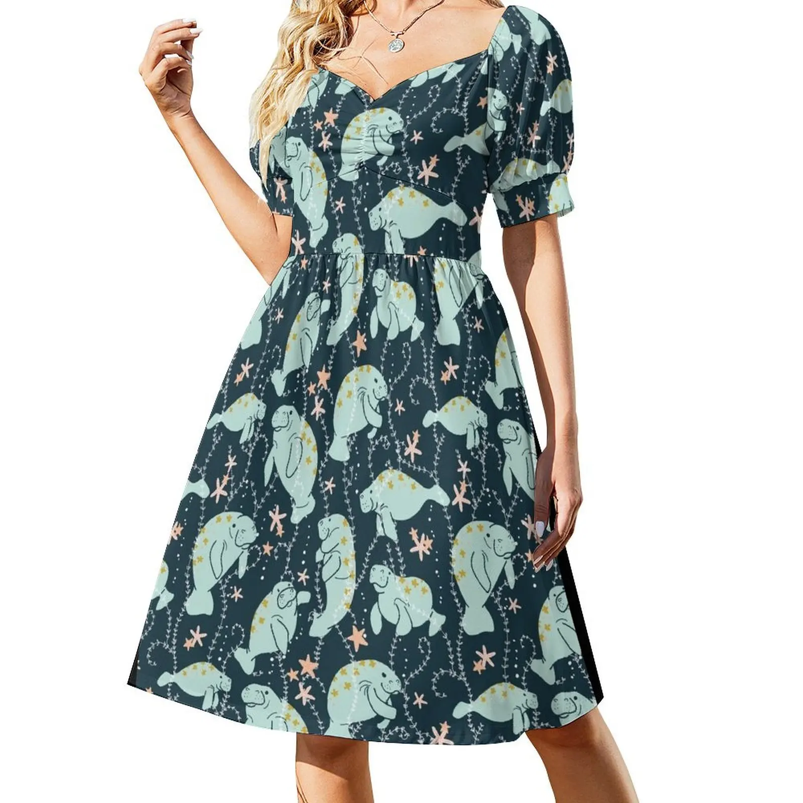 

Oh the Hue-Manatee: Teal Short Sleeved Dress evening dresses ladies Female dress Dress