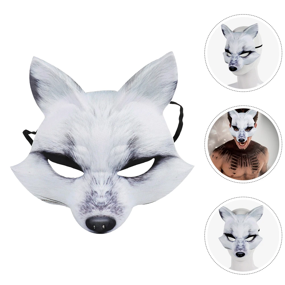 

Fox Mask Creative Carnival Cosplay Furry Animals Decorative Prop Face Props The