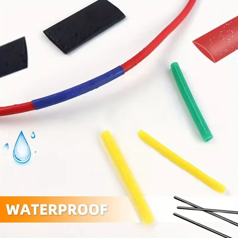 164-Piece Heavy-Duty Heat Shrink Tubing Kit, 2:1 Ratio PVC/PE for Electrical, Auto, DIY - with Storage Case