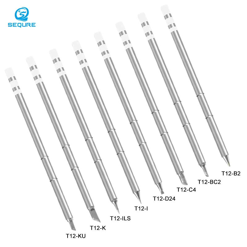 T12 Series High‑Conductivity Soldering Iron Tips For MSS12 SI012 OLED Soldering Station Replacement Parts