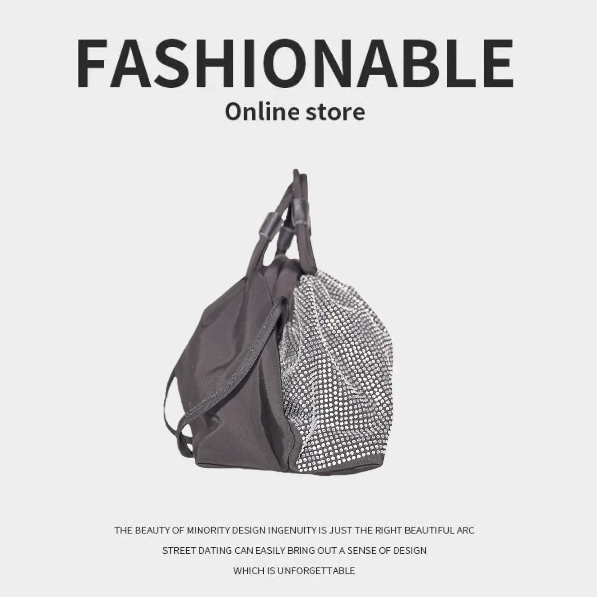 

This summer's new style of the best-selling crystal diamond cloud-shaped shoulder bag for women, fully decorated with rhinestone