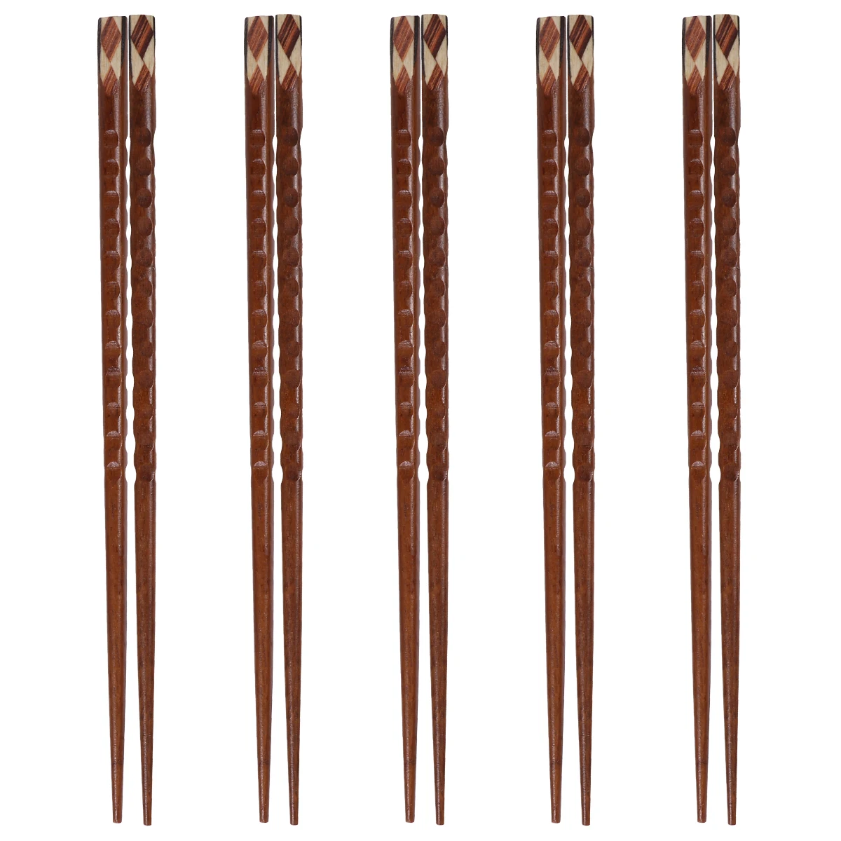

Tortoise Shell Chopsticks Set Creative Camping Unique Pointed Wooden Household Stylish