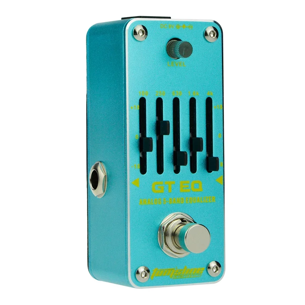 AROMA GT EQ Electric Guitar Effect Pedal 5-Band Guitar Equaliser Effect True Bypass Pedal AEG-3 Electric Guitar Accessories