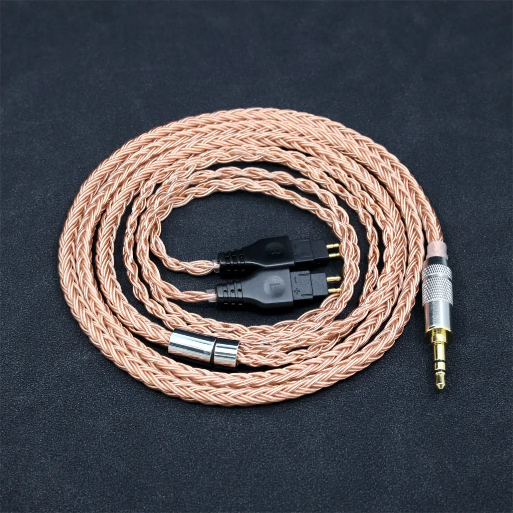 2.5mm 3.5mm XLR zrównoważony 16 rdzeniowy 99% 7N OCC kabel do słuchawek dla Sennheiser HD580 HD600 HD650 HDxxx HD660S HD58x HD6xx LN006730