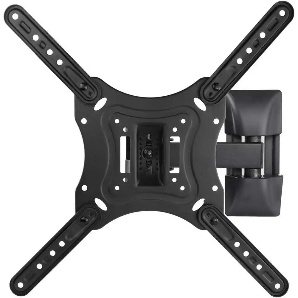 Tooq LP2255TN-B Tilting Swivel Wall Bracket for Monitor/TV/LED from 23 to 55 Inches up to 30kg Distance to the Wall 80mm to 201mm inclination -20º 180º Rotation